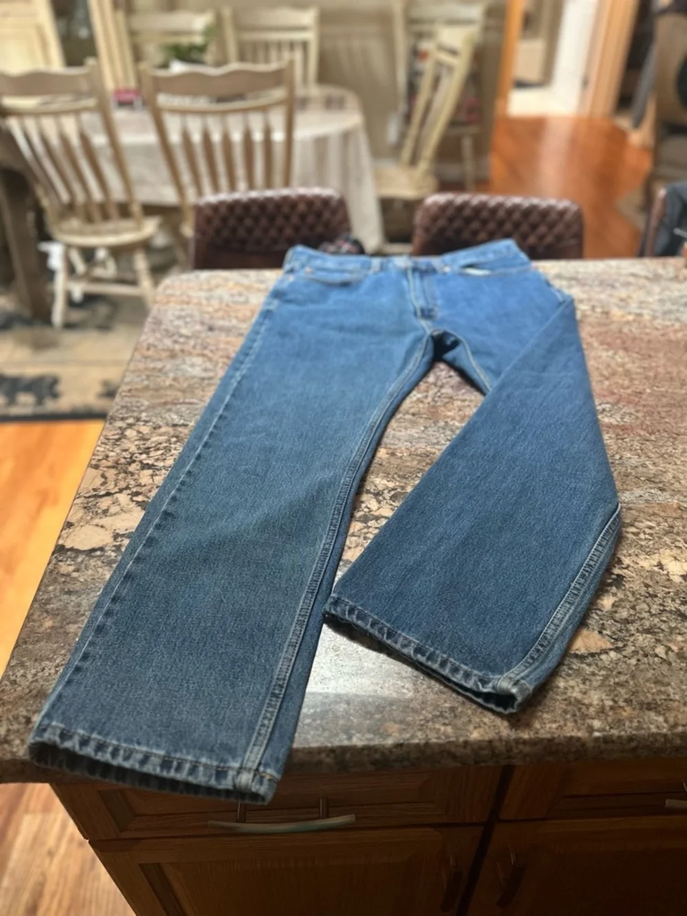 Levi's 505 Medium Blue Men's Straight Jeans